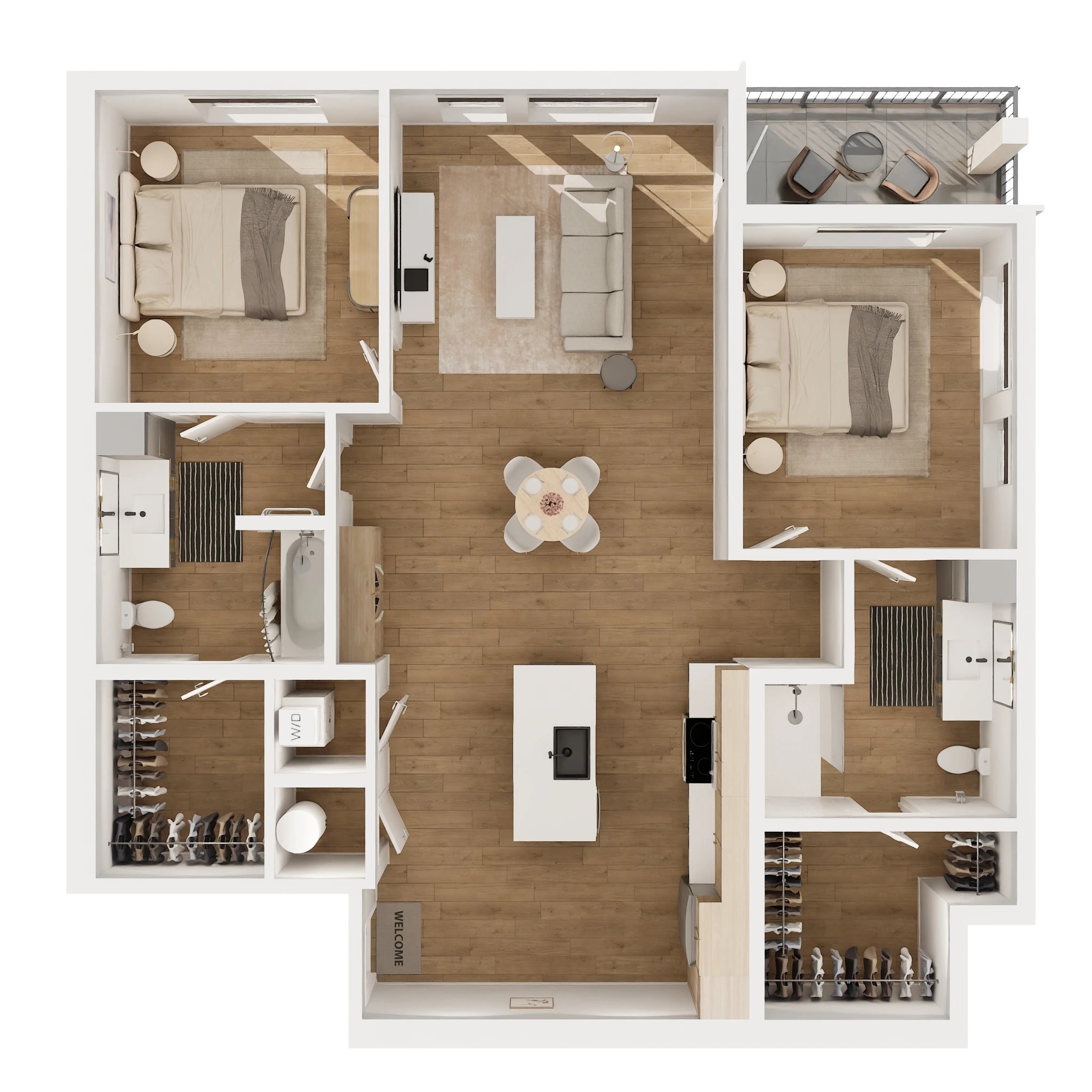 B3A floor plan